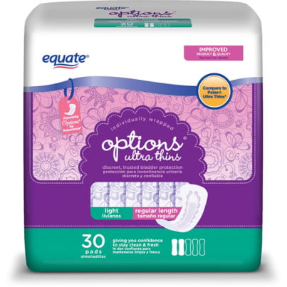 New $1/1 Equate Options Pads Coupon + a Walmart Deal! | Living Rich ...