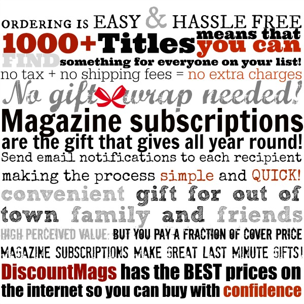 10 Reasons to Give Magazines