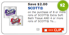 New 2 2 Scott Bath Tissue Towel Printable Coupon Living Rich With Coupons