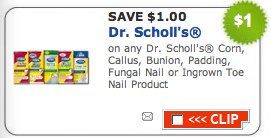 dr scholl's $1. coupon