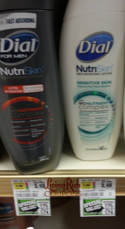 Dial Lotion Coupon