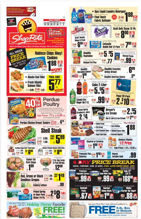 ShopRite Coupon Match Ups 2/24 – 3/2 | Living Rich With Coupons®