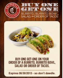 chipolte coupon