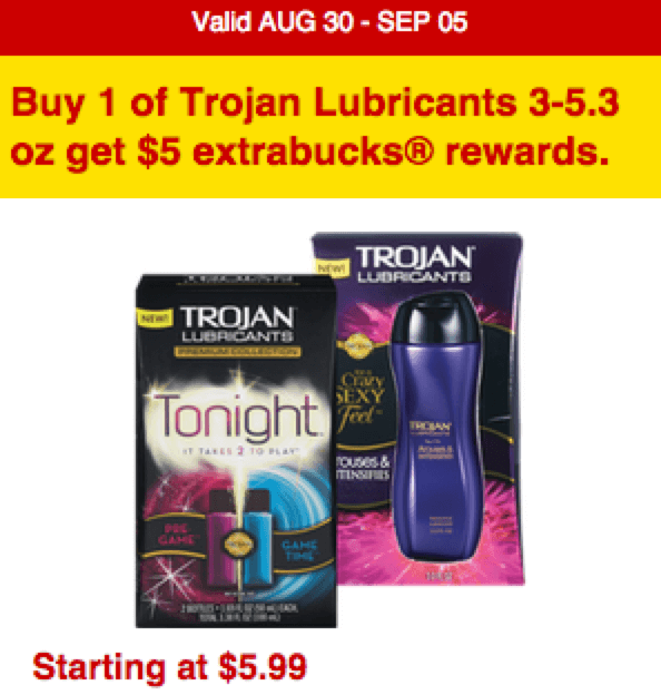 New $2/1 Trojan Lubricant Coupon  Better than Free at CVS! | Living Rich  With Coupons
