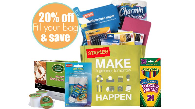 staples fill your bag & save