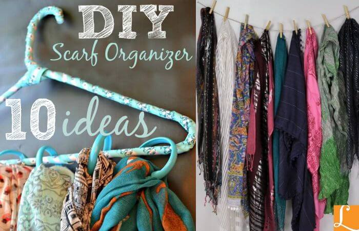 How to Organize Your Scarves