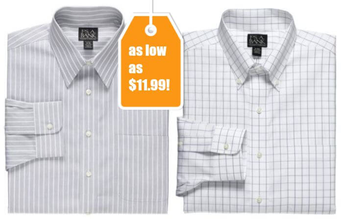 Jos.A.Bank Dress Shirts as low as $11.99 {up to 83 off}