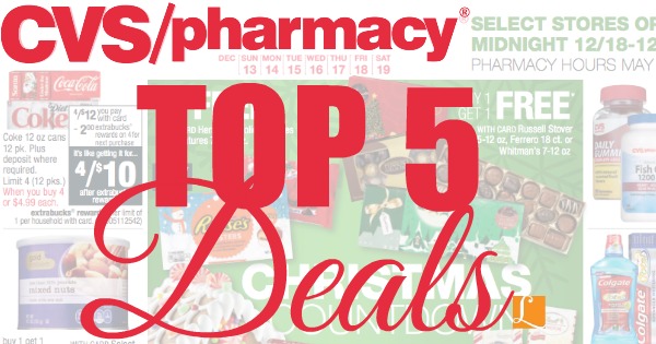 top 5 deals at cvs