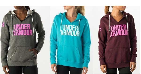 women's under armour favorite fleece hoodie