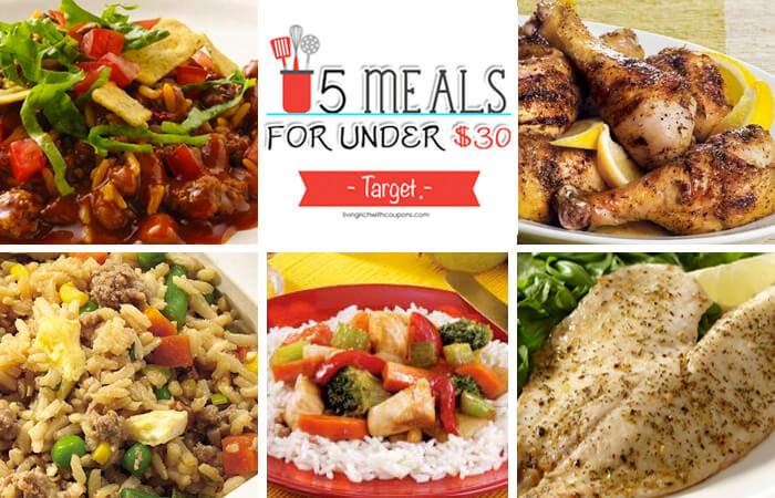5 Meals for Under $30 at Target