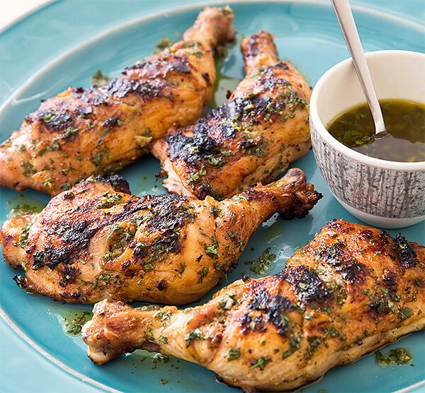 Grilled Chicken with Lime Dressing