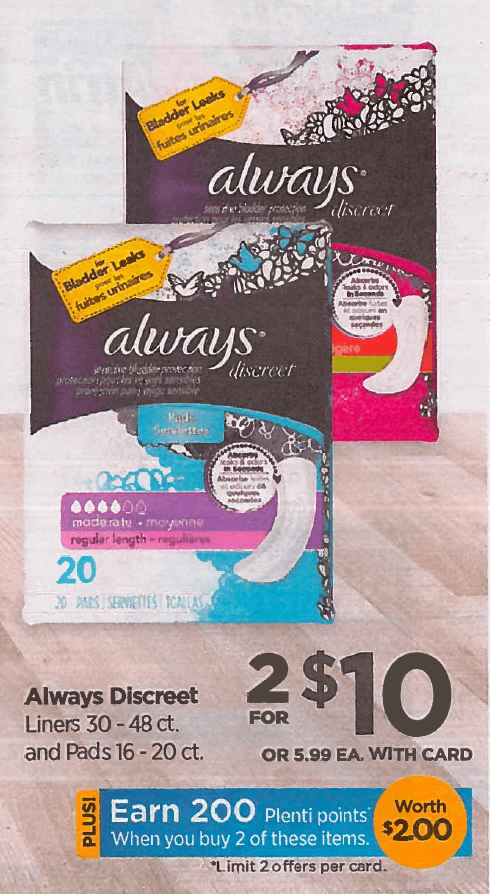 Always Discreet Liners &amp; Pads Just a Buck at Rite Aid! {10/23} | Living ...