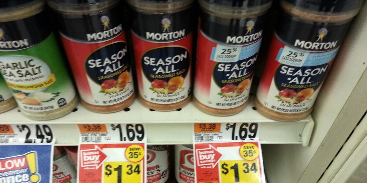 Morton's Season-All Seasoned Salt Only $0.64 at Stop & Shop