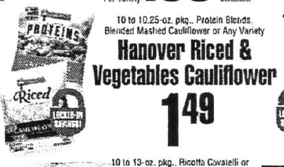 FREE Hanover Mashed, Riced &amp; Protein Blends Frozen Vegetables at ...