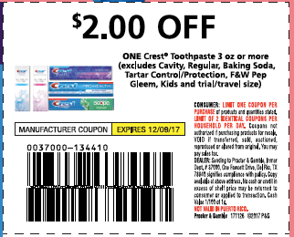 You Don T Want To Miss This Rare 2 Off Crest Coupon In Today S P G Inserts Lots Of Hot Deals Living Rich With Coupons