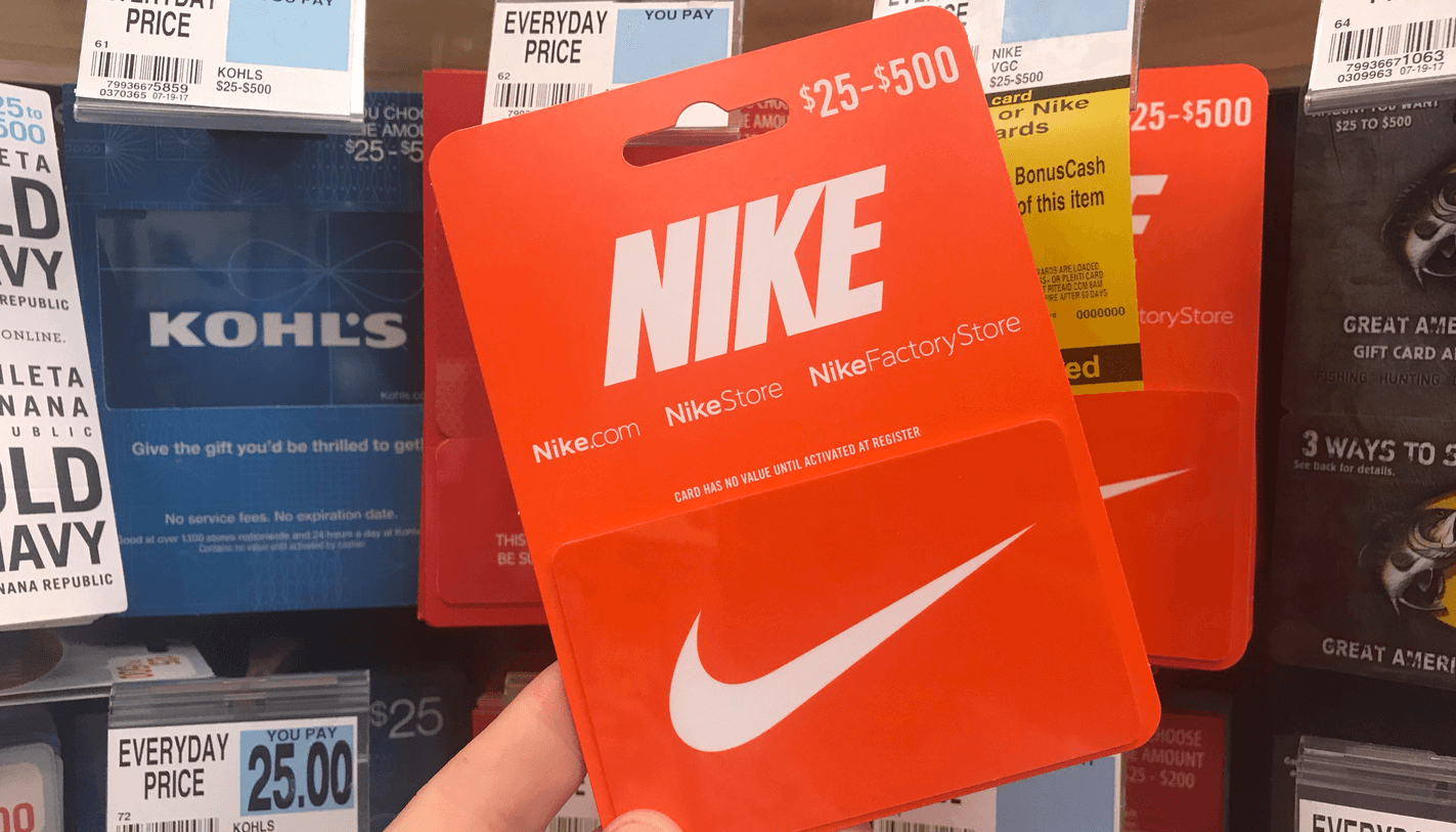 spend nike gift card 
