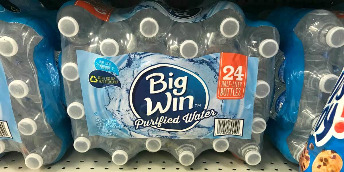 Big Win Water Coupon January 2019