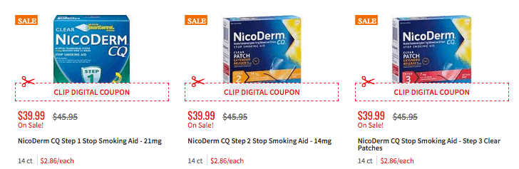 New 15 1 Nicorette Or Nicoderm Cq Coupon 9 99 At Shoprite More Living Rich With Coupons