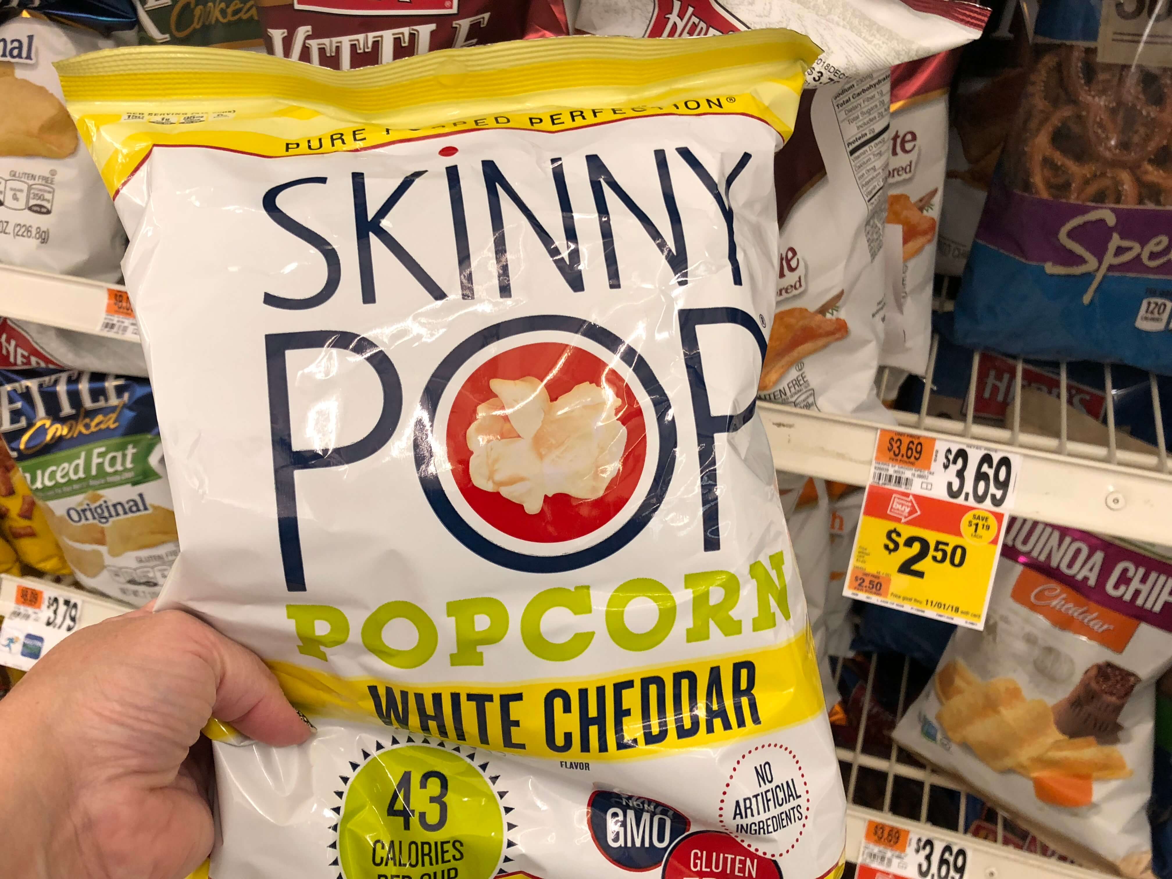 Skinny Pop Popcorn only $1.50 each at Stop & Shop
