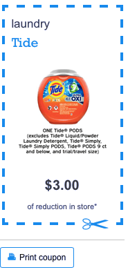 Tide Coupon January 2019