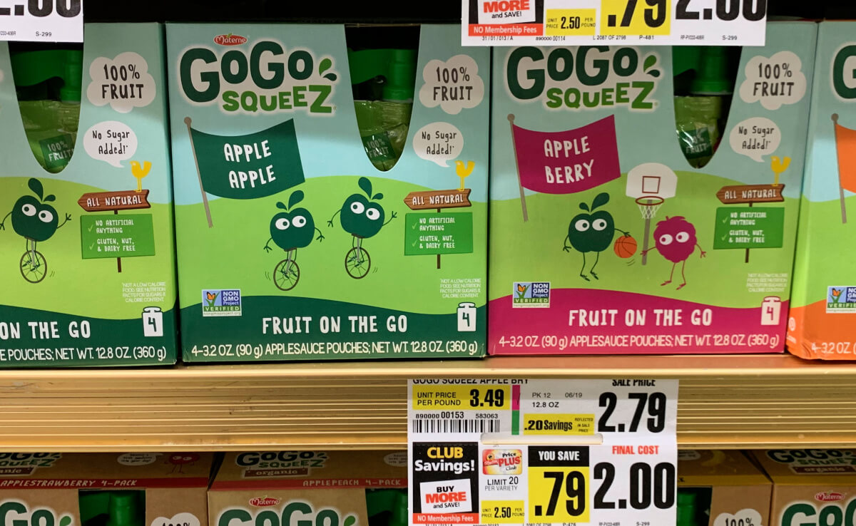 GoGo SqueeZ Coupons February 2019