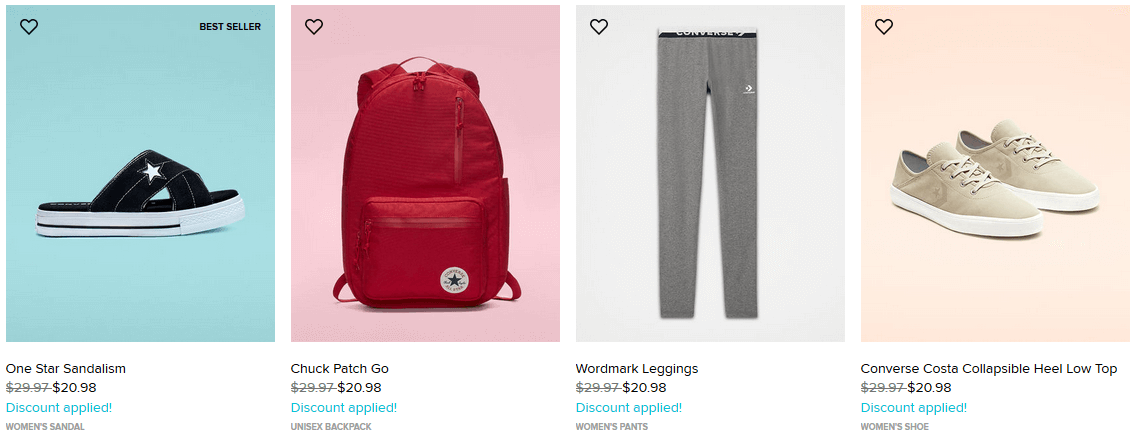 converse backpack promo code