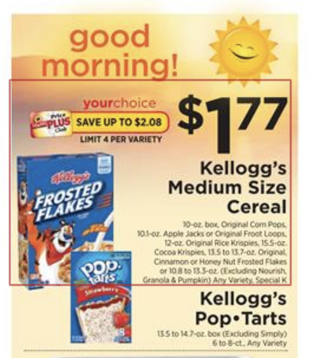 Update Better Than FREE Kellogg s Cereals ShopRite Ibotta Rebates 