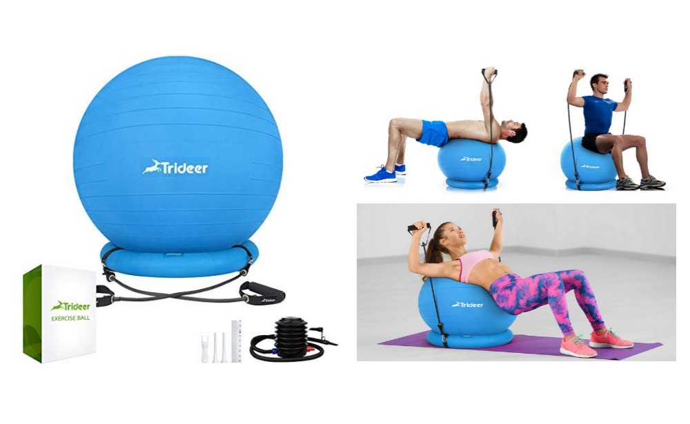 stability base for exercise ball