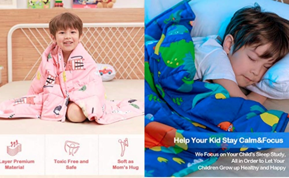 40% Off Sivio Weighted Blanket for Kids 36×48 Inches | Living Rich With