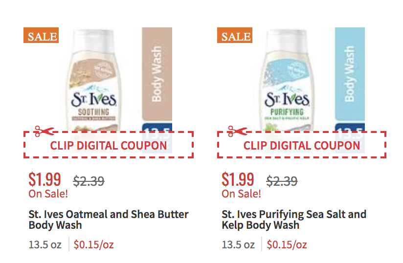 St. Ives Body Wash Just 0.99 at ShopRite! Living Rich With Coupons®