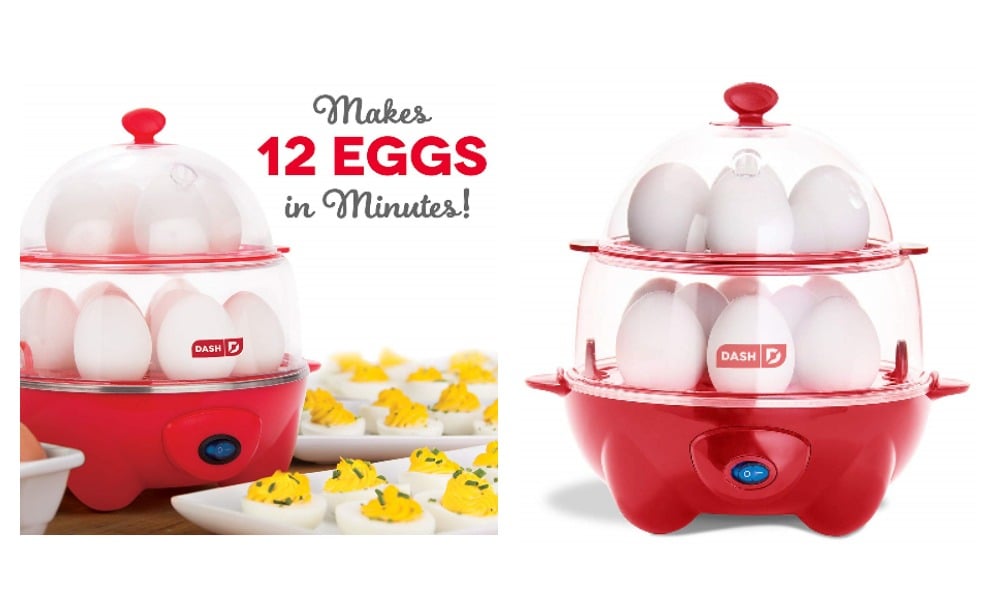Dash Deluxe Egg Cooker 500 Watts Poach, Soft Boil, Omelette 12 Egg Capacity  (White) 