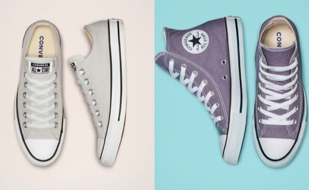 converse low or high top