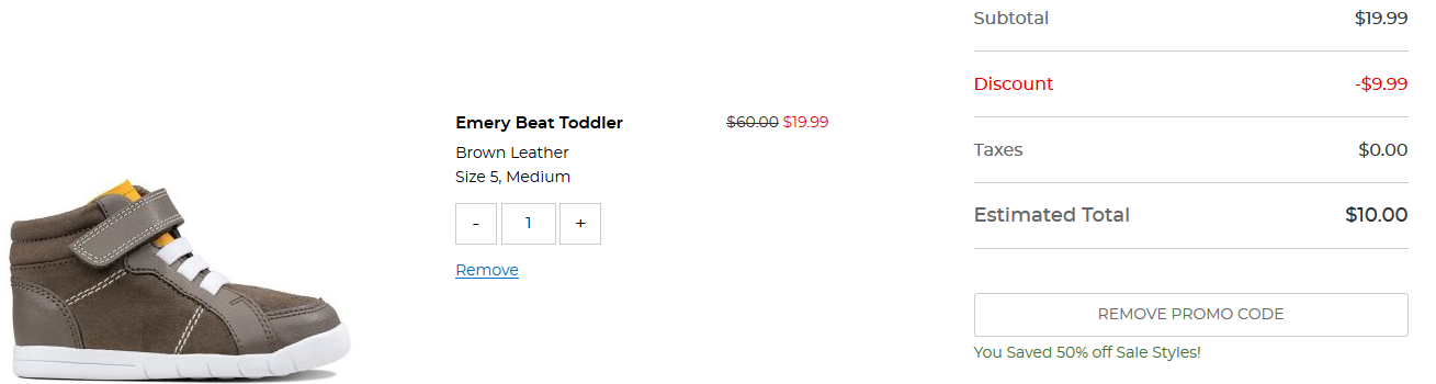 clarks free shipping