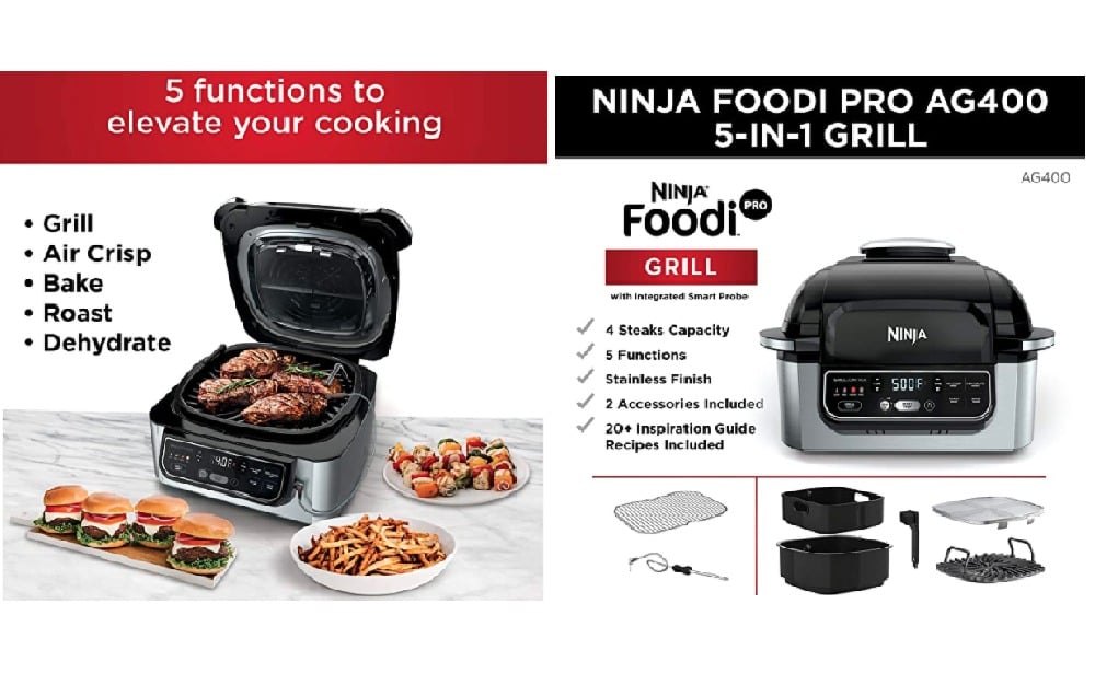 Hot Price 110 Off Ninja Foodi 5 In 1 Indoor Grill Living Rich With Coupons,Green Grass Snake