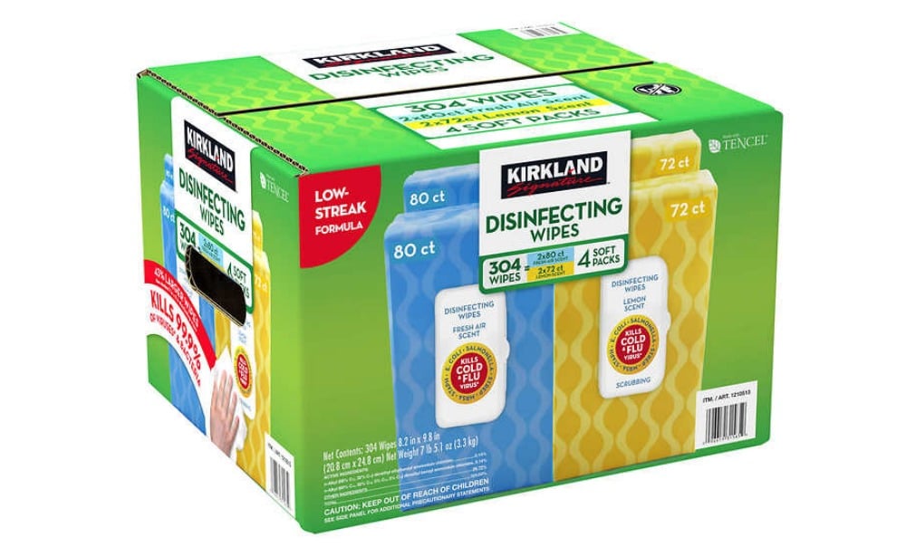 kirkland brand wipes