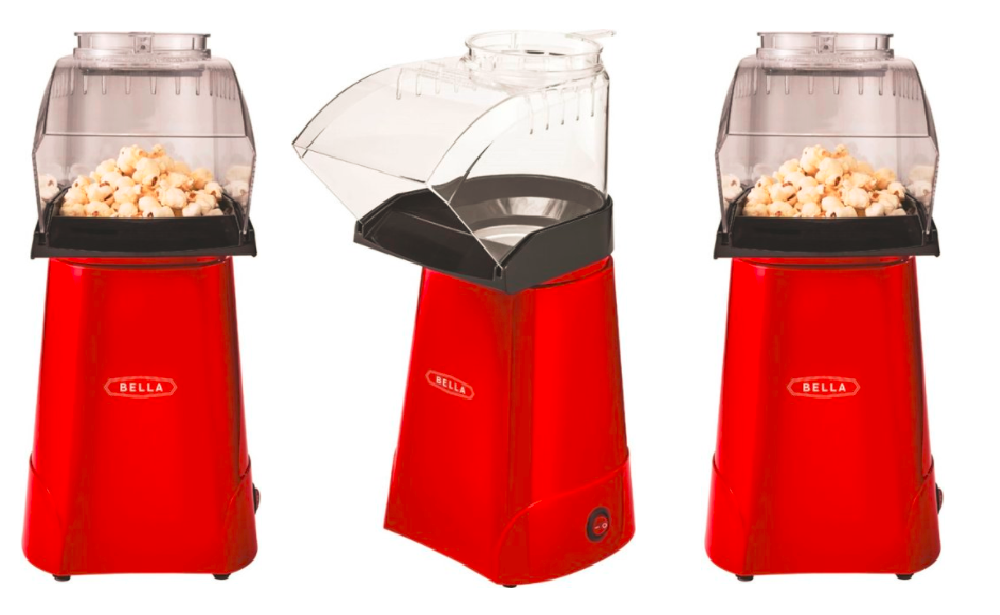 Lowest Price! Bella – 12-Cup Hot Air Popcorn Maker – Red $9.99