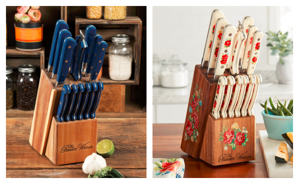 Walmart Deals for Days, The Pioneer Woman Frontier Collection 14-Piece Cutlery  Set with Wood Block just $39 + Free Shipping {Reg: $69.97}