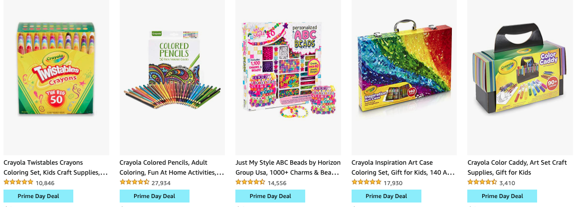 Prime Day Deal! Up to 64% off Arts and Crafts from Crayola