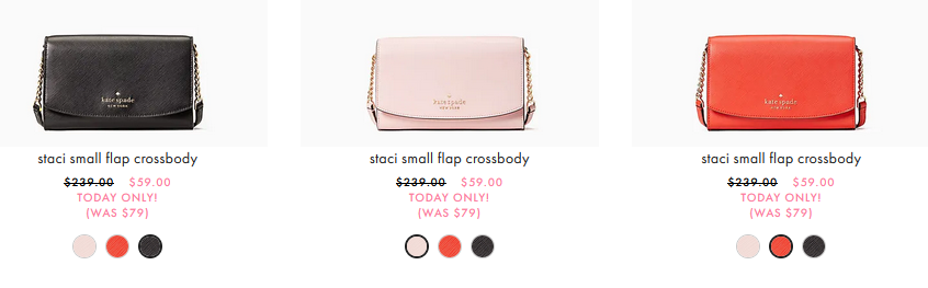 Kate Spade Staci Small Flap Crossbody only $59 (reg. $239) + Free Shipping!
