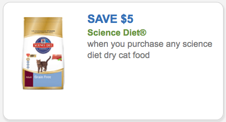 science diet cat food coupons