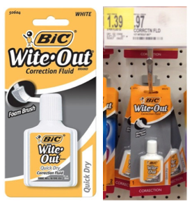 Bic Wite-Out Target Deal