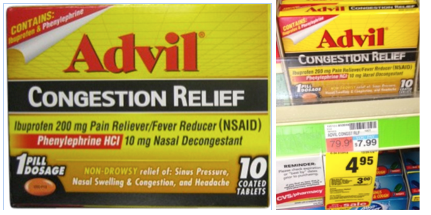 Advil Congestion Relief CVS Deal