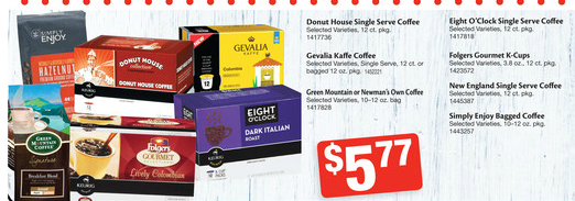 Hot Coffee Sale at Stop \u0026 Shop – K-Cups 