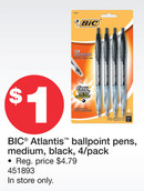 FREE Bic Atlantis Ballpoint Pens at Staples! {$4.79 Value} | Living ...