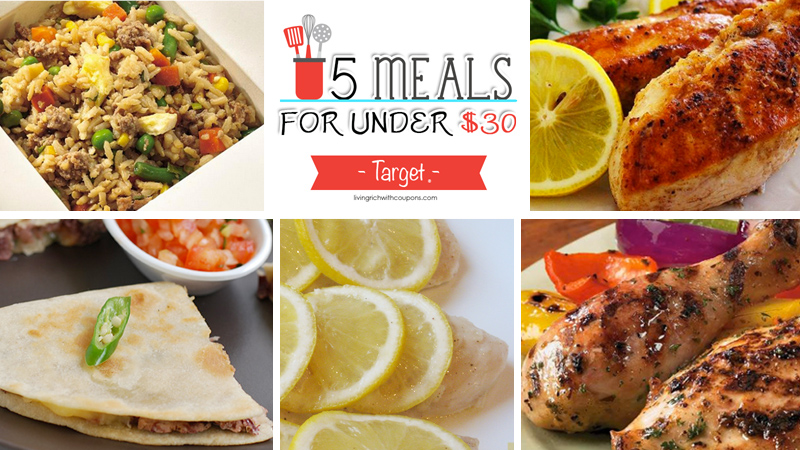 5 Meals for Under $30 at Target