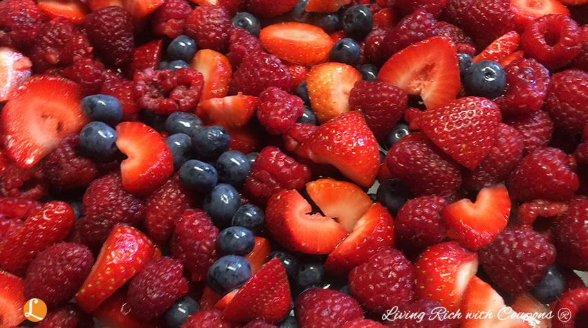 berry cobbler - berries