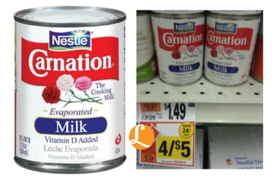 Carnation Evaporated Milk as low as $0.20 each at Stop &amp; Shop! | Living ...