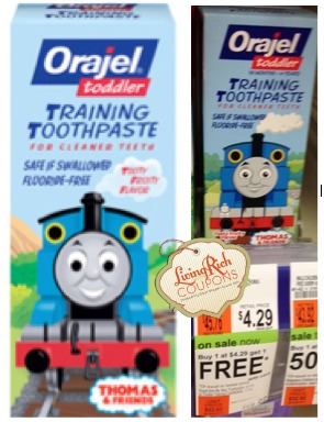 Orajel Training Toothpaste Walgreens Deal