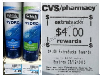CVS: Possibly Free Schick Hydro Shave Gel | Living Rich With Coupons ...