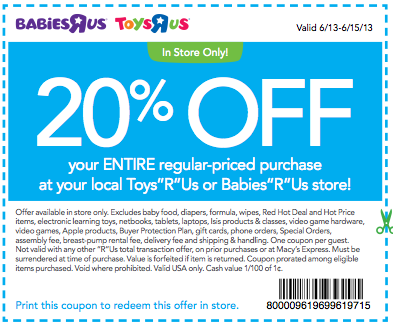 Coupon codes for babies r us